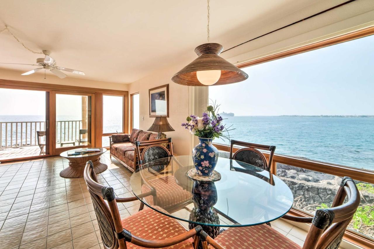 Oceanfront Kailua-Kona Townhome With Pool And Views! מראה חיצוני תמונה